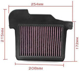 Motorcycle Air Cleaner Filter Element Assembly Replacement Compatible Fits for Yamaha FJ09 2015-2017 V1258-DP02-F-763