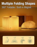 Christmas giftsRechargeable LED Book Night Light Creative Folding Wooden Lamp with Magnetic Design V1107-LED BOOK NIGHT LIGHT1-XL