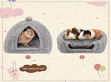 Rabbit hutch - Gray - 1 piece - 34*34*36cm - For rabbit guinea pig ferret - Rabbit hutches - For V1188-NK-BOL-366