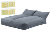Artiss Outdoor Bean Bag Chair with Filler 2 Seater Beanbag Lounge Adults Splash-Proof Large Bean Bag BD-LOUNGE-D-GR-12FILLER