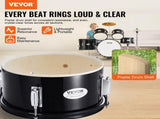 Kids Drum Set, 5-Piece, 406.4 mm Beginner Full Drum Set with Bass Toms Snare Floor Drum Adjustable V952-WJTJZG5JT16HCA94HV0