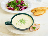 2 Packs Ceramic Soup Bowls with Handles, 32 OZ Microwave Safe Mug Vented Lid, Leak-proof French V1259-DP01-A-890