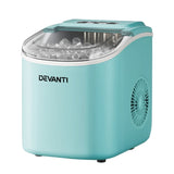 Devanti 12kg Ice Maker Machine w/Self Cleaning Green IM-ZB12H-GN