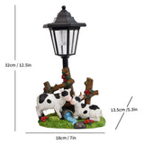 Resin Hummingbird Solar Lamp Outdoor Garden Sculpture Couple Hummingbird - Multi-color - Size 49 V1347-118-89810-MLT-49