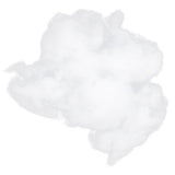 White Poly Fiber Stuffing for DIY Stuffed Animals and Pillows V1370-AZ4-18158