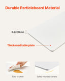 Overbed Table, Mobile Bed Side Table 4 Hidden Wheels, Height Adjustable Rolling Laptop Desk V952-CSZGXDZZCSPBL8D3V001V0