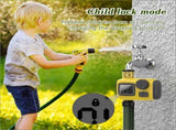 Smart Outdoor Watering Timer with Rain Delay & Manual Mode Automatic Garden Irrigation Controller V1107-CS-JHDSQ