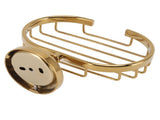 Wall Mounted Metal Soap Holder Antique Bathroom Soap Basket Dish Holder Golden Twist V1294-YM0626-3112220087911