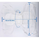 10Pcs Adult Diapers Size L, Simple Water Absorbing Protective Patient, Large Inventory! V1192-AZ-W-26056