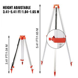 Super Combination 1.65m Aluminum Tripod 5m Staff For Rotary Laser Leveltop V952-SJJ+BCZH000000001V0