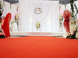 3x3m White Stage Curtain Backdrop V178-66767