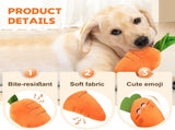 2026 New Dog Toys with Squeaker and Crinkle, Upgrade Indestructible Plush Dog Toy for Aggressive V1258-DP02-F-30