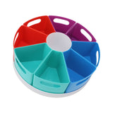 Desk Storage Box 360 Degree Rotating Removable Bins Pen Holder Desktop Stationery Organizer for Pens V1294-YM0901-3117230142711