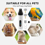 Pet products Silent Groom Pro Nail 2025 New Dog Nail Trimmer, USB Rechargeable Pet Nail V1107-NAIL GRINDER