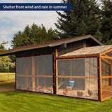 Transparent tarpaulin with eyelets, transparent tarpaulin for outdoor use, waterproof film, woven V1188-ZXY-131-213
