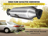 Catalytic Converter Compatible with 1998-2002 Honda Accord 2.3L, Direct-Fit High Flow Series Cat V952-SYCHQ98-02BTYG001V0