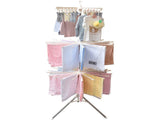 Clothes Drying Rack 360 Degree Rotating Folding Design Reliable Load Bearing Stainless Steel Laundry V1294-YM0716-3117220157213