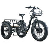 VALK Electric Fat Tyre Tricycle, 500W, Throttle, Hydraulic Disc Brakes, Alloy Frame, Suspension, V219-BIKETCVAF6WA