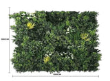 Green Forest Bespoke Commercial Grade Metal Backed Vertical Garden / Green Wall UV Resistant 1m x 1m V637-DP1014112