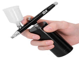 Airbrush Kit G11 Pump Single Action Rechargeable Handheld Integrated Spray Pen Mini Processing Set V1294-YM0718-3114210005311