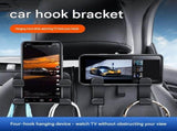 4pcs Multifunctional Car Seat Back Hook and Phone Holder - ABS Material, 4-Hook Design, Space Saving V888-ELOSUNG56060-3