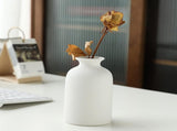 Ceramic Set of 3 Modern White Vases for Home Dcor V178-36902