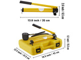 10 Ton Hydraulic Knockout Punch Kit, 1/2" to 2" Conduit Hole Cutter Set, KO Tool Kits with Puncher 6 V952-SD10T240CR2MMKGY6V0