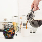 Coffee Pod Holder for K Cups, Coffee Capsule Holder, K Cup Holders for counter, Coffee Pod Storage V1369-AZ3-W-02900
