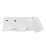LED Wall Light USB Interface Wireless Charging LED Wall Lamp for Living Room Bedroom 85265V White V1294-YM3119220151211-0421