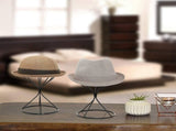 Metal Wig Stand Holder Hat Stand Display, 12.6inch Stable Sturdy Wig Head Holder, Durable Hat Holder V1192-AZ-W-10306