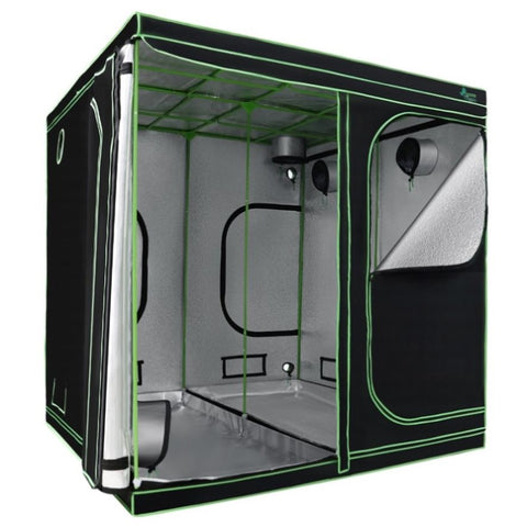 Green Fingers Grow Tent 200x200x200CM Hydroponics Kit Indoor Plant Room System GT-D-200X200X200