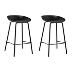 Artiss 2x Bar Stools Kitchen Counter Stools Metal BA-BB-BAR-8319-BKX2