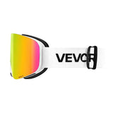 Frameless Ski Goggles, Magnet Cylindrical Lens with Pink Revo Coating, Fit for Skiing, Skating, V767-VVR-HXJWKBSDCXHJ4LNEU001V0