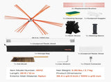 Chimney Sweep Kit, 12m Maximum Extendable Length Chimney Sweep, Chimneys Cleaning Kit with Bristle V952-YCSQSTJ39YC1BNKTL001V0