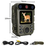 32MP 1080P Infrared Night Vision Scouting Camera, IP66 Waterproof Outdoor Wildlife Sensor Camera V888-ELOSUNG55137