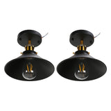 E27 Ceiling Light Industrial Black Wrought Iron Ceiling Lamp for Farm Kitchen Corridor 85240V V1294-YM0523-3119220032911