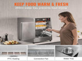 Hot Box Food Warmer, 4-Tier Concession Warmer with Water Tray, 4 Pans, Single-door and Adjustable V952-XXSPBWJ4CBTMLX7IBV3