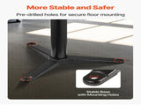 Bench Grinder Stand, Bench Grinder Vise Floor Pedestal with 31.5 x 25.4 cm Mounting Plate, V952-TSMCDZYZXZTGXLTSR001V0