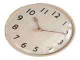 Wood Wall Clock Retro Quiet Decorative 12 Inch Round Wall Clock for Home Bedroom Living Room Decor V1294-YM0901-3115240111011