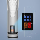 Professional 2-in-1 Cordless Hair Clipper & Trimmer Kit with LED Display & 5-Speed Fine V888-ELOSUNG25884