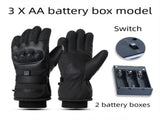 Winter 3 Level Intelligent Heated Gloves with Touchscreen Fingertip & Protective Shell - Waterproof V888-ELOSUNG52081