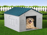 PaWz Dog Kennel Outdoor Indoor Pet Plastic XL Blue PT1081-XL-BL