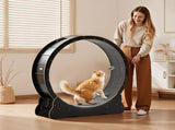 Cat Exercise Wheel, 120 cm Wooden Cat Running Wheel for Indoor Cats up to 12.7 kg, Cats Treadmill V952-MZMPBJLHSMDB3N5ZN001V0