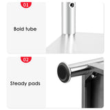 5 Tiers 160cm Height Stainless Steel Kitchen Microwave Oven Storage Rack Multilayer Organizer for V255-SSSHELF-5T80