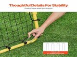 40"x35"x37" Soccer Rebounder Net Kick-Back Portable Football Training Gift V952-ZQHDWTZ10010AQ342V0