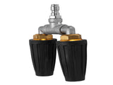 Pressure Washer Double Turbine Nozzle 1/4 Inch Stainless Steel 4000psi Double Rotating Turbo Nozzle V1294-YM0901-3111250011312