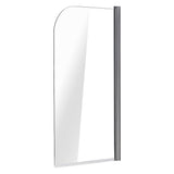 180 Degree Pivot Door 6mm Safety Glass Bath Shower Screen 800x1400mm By Della Francesca V63-829001