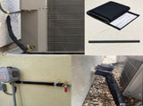 3 Layers HVAC Copper Pipe Insulation Cover, 600D Oxford AC Hose Sleeve, 72x10.2 Inch Flexible Line V1259-DP01-A-663