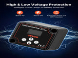 Dual Battery Isolator, 12V 140 Amp, Manual and Automatic VSR Voltage Sensitive Relay with LCD V952-SDCGLJDQDJQSIRD88001V9