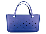 Waterproof Hexagon Mesh Beach Bag Large Capacity Travel Storage Tote for Swimwear Towel Sunglasses V1258-BAG-HS04-L-RYL
